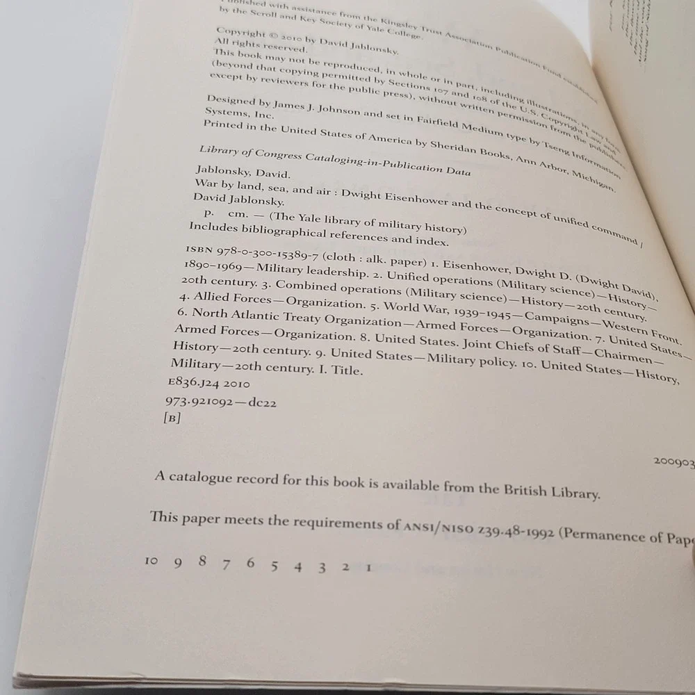 Yale University Press david jablonsky